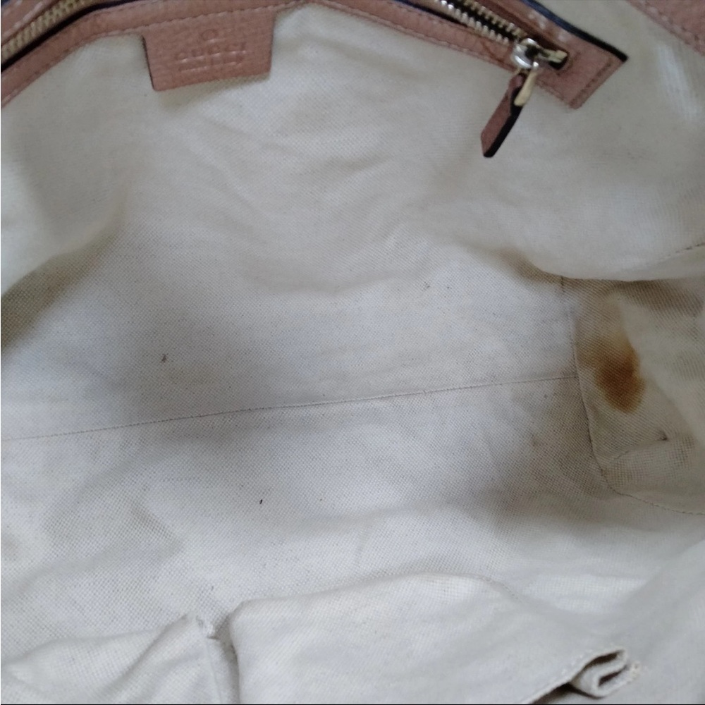 Gucci Beige and Pink Shoulder Bag - Picture 6 of 7